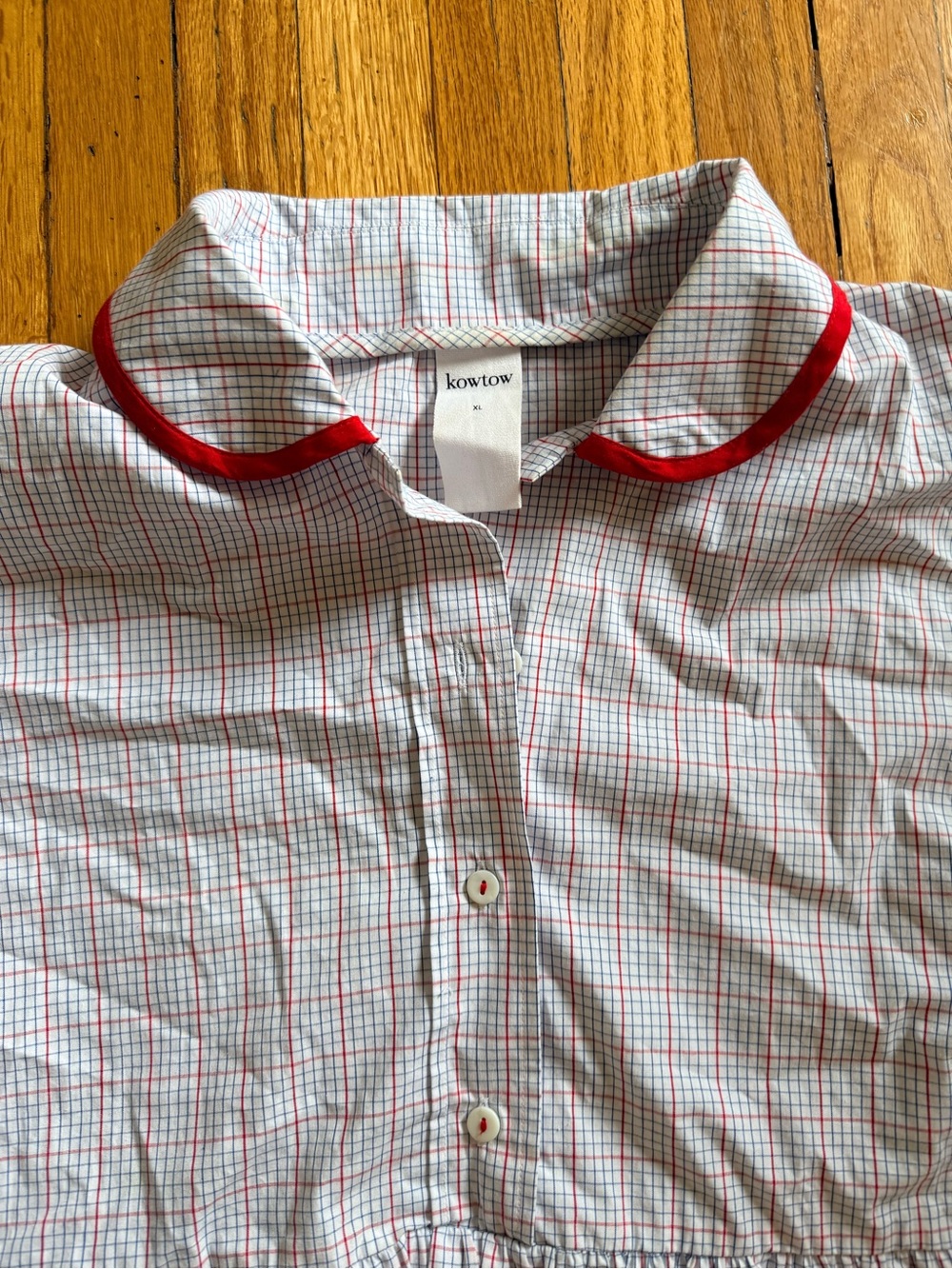 Kowtow babydoll blouse
